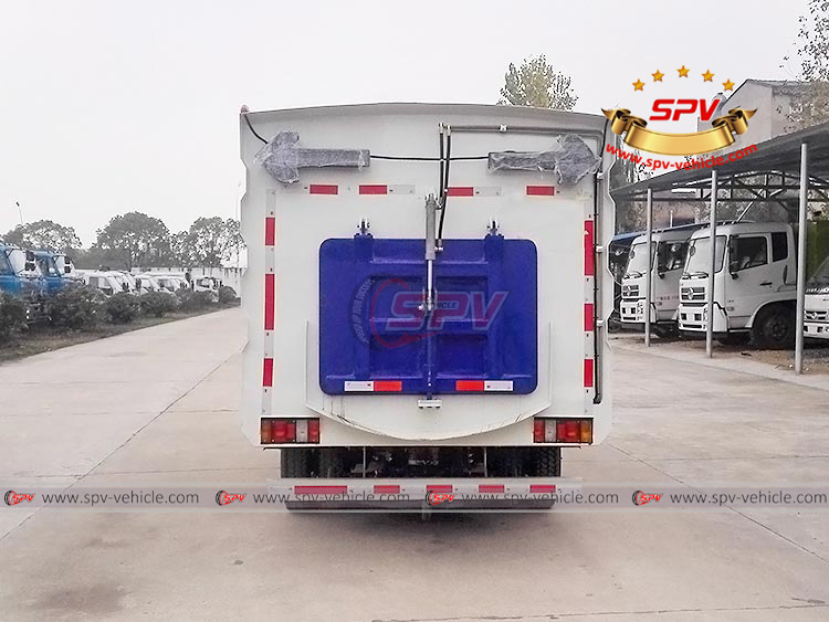 Street Broom Truck JMC - Rear Side